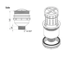 3MONKEEZ Scraptrap 125mm Sink Waste Arrestor -Pet Equipment Store 3M SSBW 1 2