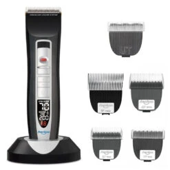 Shernbao Smart Digital 4-in-1 Adjustable Clipper PGC660+ 4 X LightEdge Blade(3F/4F/5F/7F)+ 1xTitanium Ceramic Blade [Ultra Thin]