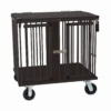 Aeolus 2-Berth Show Trolley With 6" Rubber Wheels - Large [BLACK] -Pet Equipment Store T KB511NAT BK Kit6W