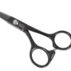 Swan Facial Scissors Round Tip 4.5" [Black] -Pet Equipment Store T SW55145